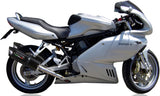 Doppelauspuffanlage Mit Geräuschzulassung Furore Alu Schwarz - Gpr Kompatibel Mit Ducati Super Sport 620 S (2003-2004)