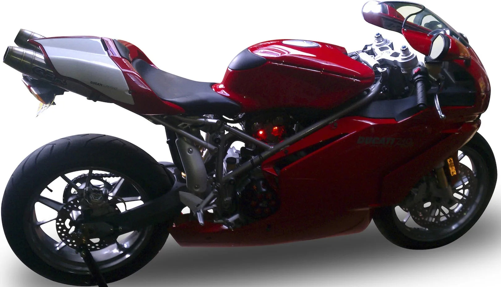 Doppelauspuffanlage Mit Geräuschzulassung Deeptone Edelstahl - Gpr Kompatibel Mit Ducati 749 (2003-2007)
