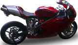 Dual Exhaust System With Sound Certification Deeptone Stainless Steel - Gpr Compatible With Ducati 749 (2003-2007)