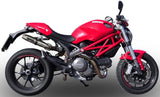 Doppelauspuffanlage Mit Geräuschzulassung Deeptone Edelstahl - Gpr Kompatibel Mit Ducati Monster 1100 (2009-2010)