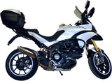 Katalysiertes Auspuffendstück Mit Geräuschzulassung Trioval Edelstahl - Gpr Kompatibel Mit Ducati Multistrada 1200 (2010-2014)