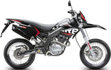 Auspuffendstück Mit Geräuschzulassung Furore Alu Schwarz - Gpr Kompatibel Mit Derbi Senda 125 R - Sm (2004-2012)