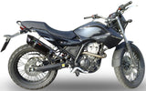 Auspuffendstück Mit Geräuschzulassung Furore Alu Schwarz - Gpr Kompatibel Mit Derbi Mulhacèn (2006-2011)