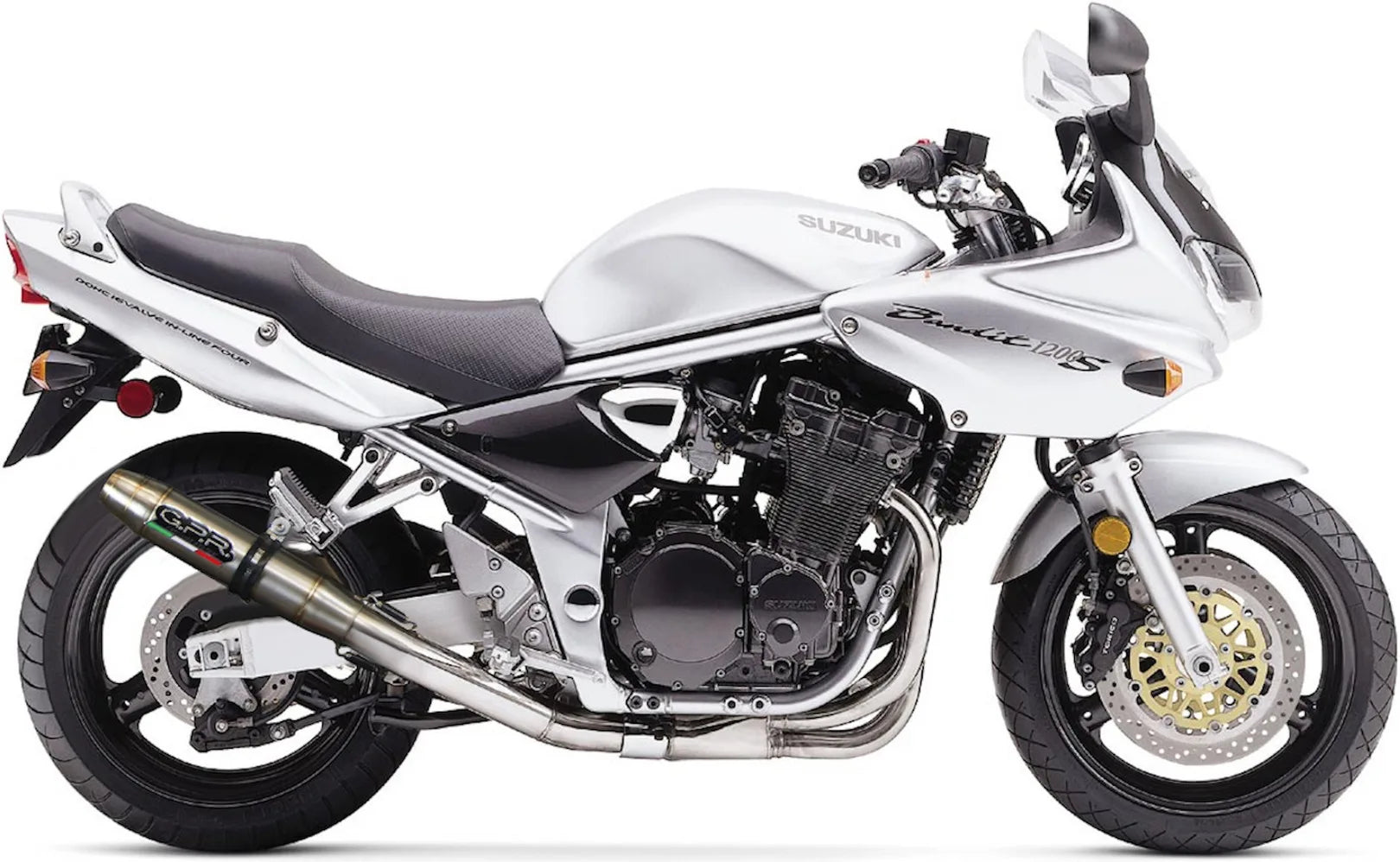 Auspuffendstück Mit Geräuschzulassung Deeptone Edelstahl - Gpr Kompatibel Mit Suzuki Gsf 1200 Bandit - S (2005-2006)