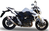 Exhaust Tip With Noise Certification Deeptone Stainless Steel - Gpr Compatible With Suzuki Gsr 750 (2011-2015)