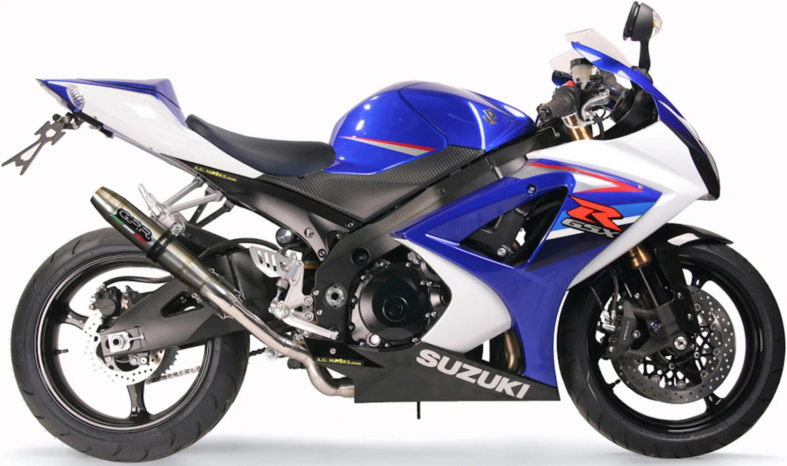 Doppelauspuffanlage Mit Geräuschzulassung Deeptone Edelstahl - Gpr Kompatibel Mit Suzuki Gsx-R 1000 K7 (2007-2008)