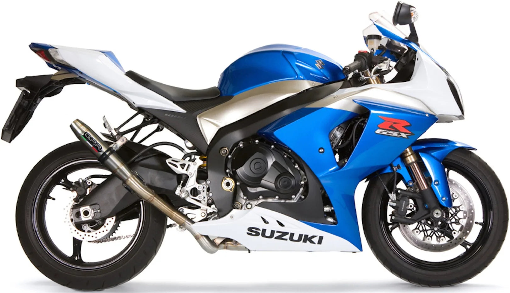 Auspuffendstück Mit Geräuschzulassung Deeptone Edelstahl - Gpr Kompatibel Mit Suzuki Gsx-R 1000 K9 (2009-2011)