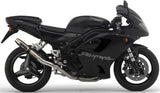 Auspuffendstück Mit Geräuschzulassung Deeptone Edelstahl - Gpr Kompatibel Mit Triumph Daytona 955 Monobraccio (2003-2005)