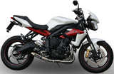 Auspuffendstück Mit Geräuschzulassung Deeptone Edelstahl - Gpr Kompatibel Mit Triumph Street Triple 675 (2013-2016)