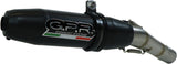Catalytic Exhaust Tip With Sound Certification Deeptone Black Stainless Steel - Gpr Compatible With Royal Enfield Classic 350 (2021-2023)