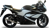 Katalysiertes Auspuffendstück Mit Geräuschzulassung Deeptone Edelstahl - Gpr Kompatibel Mit Kawasaki Ninja 250 R (2007-2014)