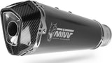 Exhaust Tip With Noise Certification Delta Race Steel Black Carbon - Mivv Compatible With Ktm 990 Duke (2024)