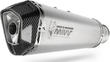 Exhaust Tip With Noise Certification Delta Race Stainless Steel Carbon - Mivv Compatible With Kawasaki Ninja 1000 Tourer (2020-2024)