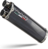 Exhaust Tip With Noise Certification Dual Impact Zero Carbon Look - Gpr Compatible With Suzuki V-Strom 1050 Xt (2020-2023)