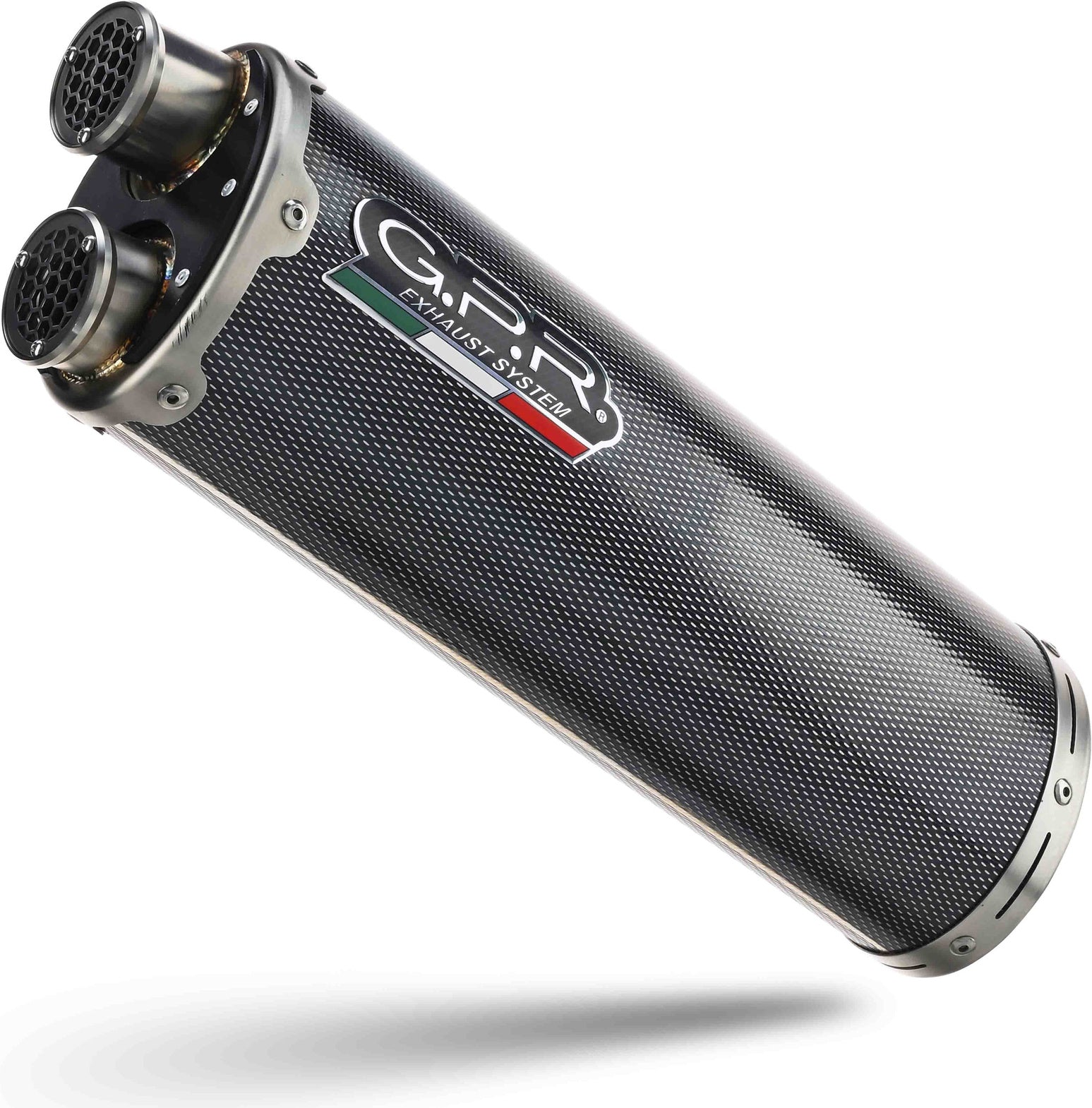 Complete Catalytic Exhaust System With Sound Certification Dual Carbon Look - Gpr Compatible With Voge Valico 650 Dsx (2021-2023)
