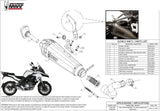 Auspuffendstück Mit Geräuschzulassung Delta Race Edelstahl Carbon - Mivv Kompatibel Mit Benelli Trk 502 (2017-2024)