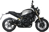 Auspuffendstück Mit Geräuschzulassung X-M1 Stahl Schwarz - Mivv Kompatibel Mit Benelli Leoncino 800 (2022-2024)