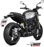 Auspuffendstück Mit Geräuschzulassung X-M1 Stahl Schwarz - Mivv Kompatibel Mit Benelli Leoncino 800 (2022-2024)