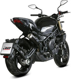 Auspuffendstück Mit Geräuschzulassung X-M1 Stahl Schwarz - Mivv Kompatibel Mit Benelli 752 S (2019-2024)