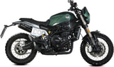 Auspuffendstück Ohne Katalysator Und Mit Geräuschzulassung X-M1 Stahl Schwarz - Mivv Kompatibel Mit Benelli Leoncino 800 Trail (2022-2024)