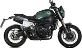 Auspuffendstück Mit Geräuschzulassung X-M1 Stahl Schwarz - Mivv Kompatibel Mit Benelli Leoncino 800 Trail (2022-2024)