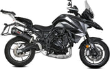 Auspuffendstück Mit Geräuschzulassung Oval Carbon Carbon - Mivv Kompatibel Mit Benelli Trk 702 - X (2023-2024)