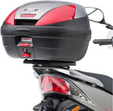 Motorradkoffer Monolock Simply Iv Schwarz 45 Lt Simply Iv Technopolymer - Givi Kompatibel Mit Kymco Agility 50 - 125 - 150 R16+ (2008-2013)