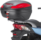 Monolock Vision Black Tech Top Case - 34 Lt Vision Technopolymer - Givi Compatible With Honda Sh 300 I (2007-2010)