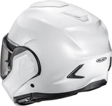 Klapphelm Für Motorrad Hjc F100 Advanced Fiberglass Composite Perlweiß Grösse 06 Xs