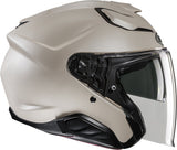 Urban Motorcycle Helmet Hjc F31 Advanced Fiberglass Semi Flat Sand Size 11 Xxl