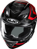 Integralhelm Für Motorrad Hjc F71 Carbon Carbon Fiber Mc1 Nevio Grösse 11 Xxl