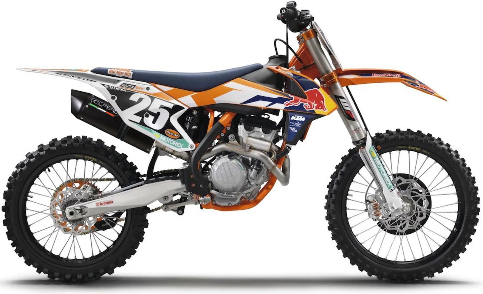 Auspuffendstück Mit Geräuschzulassung Furore Alu Schwarz - Gpr Kompatibel Mit Ktm 250 Exc-F (2003-2006)