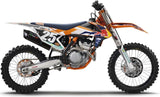 Komplette Auspuffanlage Ohne Katalysator Und Mit Geräuschzulassung Furore Alu Schwarz - Gpr Kompatibel Mit Ktm 250 Exc-F (2007-2015)