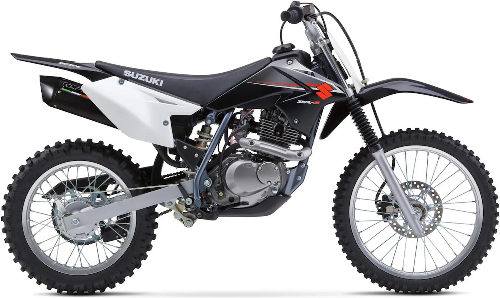 Auspuffendstück Mit Geräuschzulassung Furore Alu Schwarz - Gpr Kompatibel Mit Suzuki Dr 125 - Sm (2008-2015)