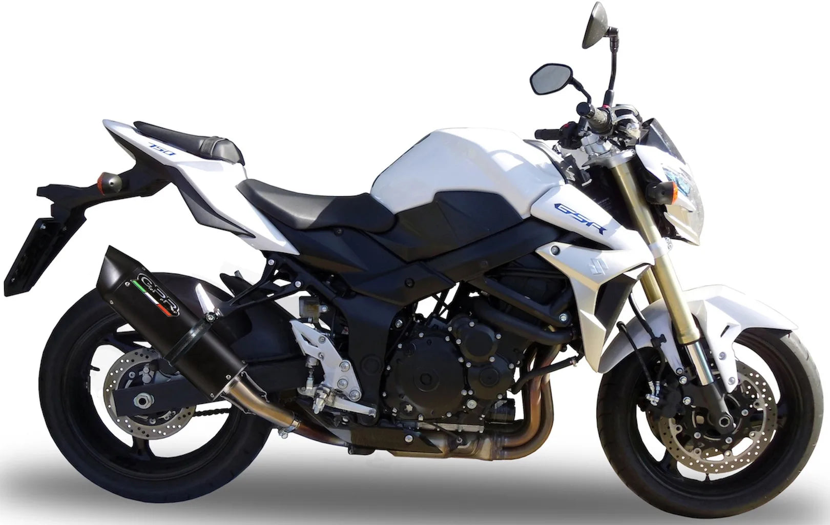 Auspuffendstück Mit Geräuschzulassung Furore Alu Schwarz - Gpr Kompatibel Mit Suzuki Gsr 750 (2011-2015)