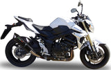 Exhaust Tip With Noise Certification Furore Aluminium Black - Gpr Compatible With Suzuki Gsr 750 (2011-2015)