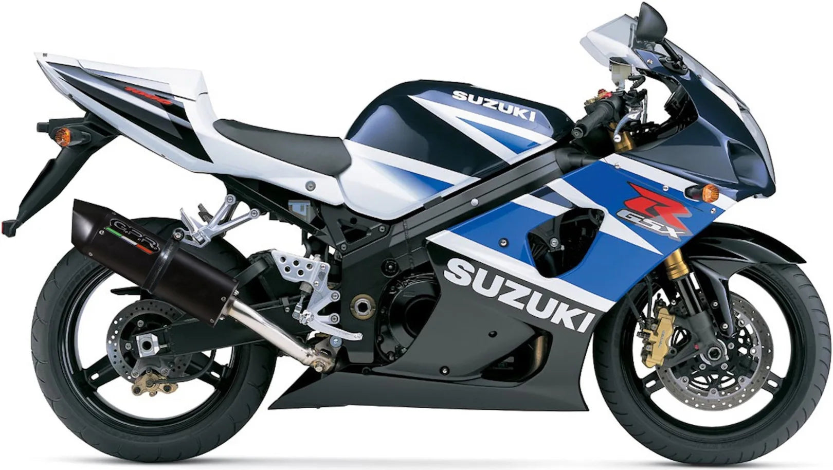 Katalysiertes Auspuffendstück Mit Geräuschzulassung Furore Alu Schwarz - Gpr Kompatibel Mit Suzuki Gsx-R 1000 (2003-2004)