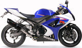 Doppelauspuffanlage Mit Geräuschzulassung Furore Alu Schwarz - Gpr Kompatibel Mit Suzuki Gsx-R 1000 K7 (2007-2008)