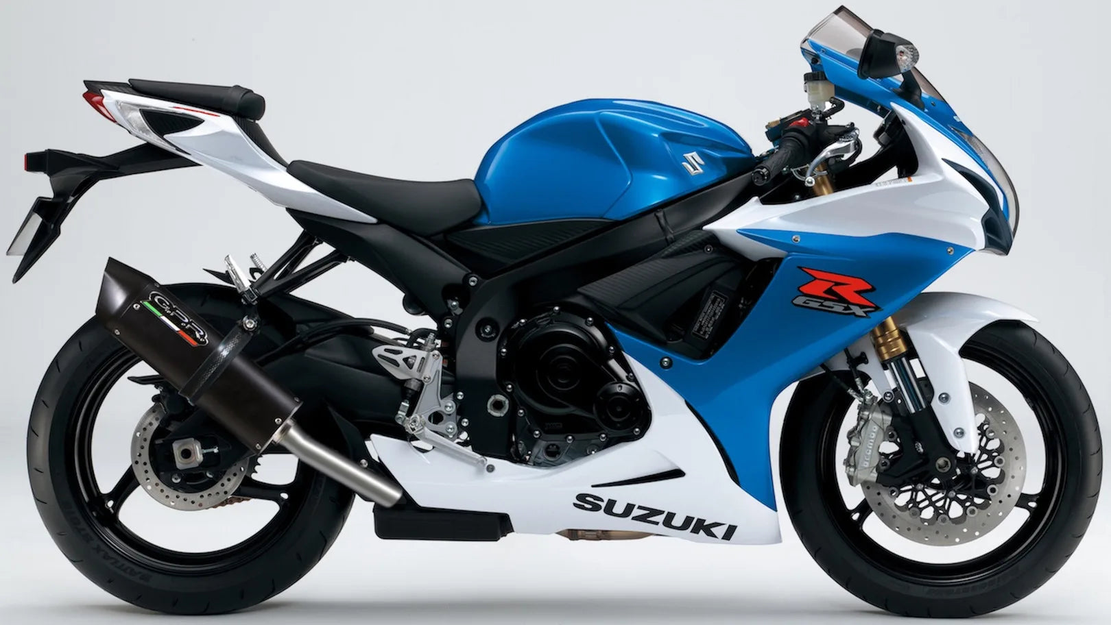 Auspuffendstück Mit Geräuschzulassung Furore Alu Schwarz - Gpr Kompatibel Mit Suzuki Gsx-R 750 K8 (2008-2010)