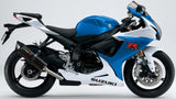 Auspuffendrohr Ohne Geräuschzulassung Furore Alu Schwarz - Gpr Kompatibel Mit Suzuki Gsx-R 750 K8 (2008-2010)