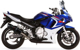 Auspuffendstück Mit Geräuschzulassung Furore Alu Schwarz - Gpr Kompatibel Mit Suzuki Gsx 650 F Ie (2008-2014)