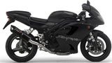 Auspuffendstück Mit Geräuschzulassung Furore Alu Schwarz - Gpr Kompatibel Mit Triumph Daytona 955 Monobraccio (2003-2005)