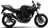 Exhaust Tip With Noise Certification Furore Aluminium Black - Gpr Compatible With Triumph Speed Four (2004-2006)