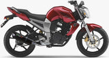 Komplette Auspuffanlage Ohne Katalysator Und Mit Geräuschzulassung Furore Alu Schwarz - Gpr Kompatibel Mit Yamaha Fz-16 Byson 160 (2010)