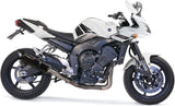 Catalytic Exhaust Tip With Sound Certification Furore Aluminium Black - Gpr Compatible With Yamaha Fz-1 - Fazer 1000 (2006-2014)