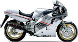 Auspuffendstück Mit Geräuschzulassung Furore Alu Schwarz - Gpr Kompatibel Mit Yamaha Fzr 1000 Ex-Up (1989-1990)