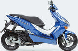 Auspuffendstück Mit Geräuschzulassung Furore Alu Schwarz - Gpr Kompatibel Mit Yamaha Maxter 125 (2000-2002)