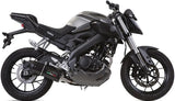 Auspuffendstück Mit Geräuschzulassung Furore Alu Schwarz - Gpr Kompatibel Mit Yamaha Mt-125 (2014-2016)
