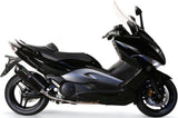 Komplette Abgasanlage Mit Katalysator Und Geräuschzulassung Furore Alu Schwarz - Gpr Kompatibel Mit Yamaha T-Max 500 (2001-2011)