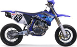 Exhaust Tip With Noise Certification Furore Aluminium Black - Gpr Compatible With Yamaha Wr 450 F (2003-2006)